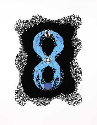 Эрте (Тыртов Роман Петрович). Numbers (Серия «Цифры» от 0 до 9) 